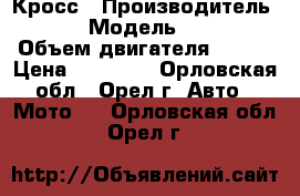 Irbis Ttr-125 Кросс › Производитель ­ Irbis › Модель ­ ttr 125 › Объем двигателя ­ 125 › Цена ­ 43 000 - Орловская обл., Орел г. Авто » Мото   . Орловская обл.,Орел г.